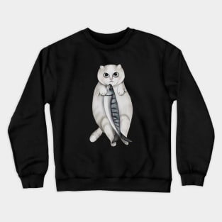 cool cat Crewneck Sweatshirt